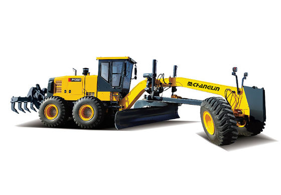 PY350T মোটর গ্রেডার সরঞ্জাম Cummins ইঞ্জিন সঙ্গে মসৃণ অপারেশন