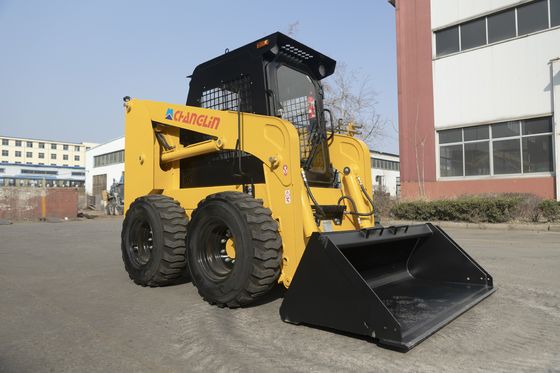 সিনোম্যাক এক্সক্যাভেটর 255F 36.8KW 0.7 টন 0.4 এম 3 বালতি ক্ষমতা মিনি স্কিড স্টিয়ার লোডার